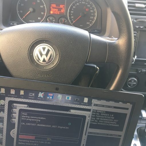 Чип тюнинг VW Jetta 1,6 АКП