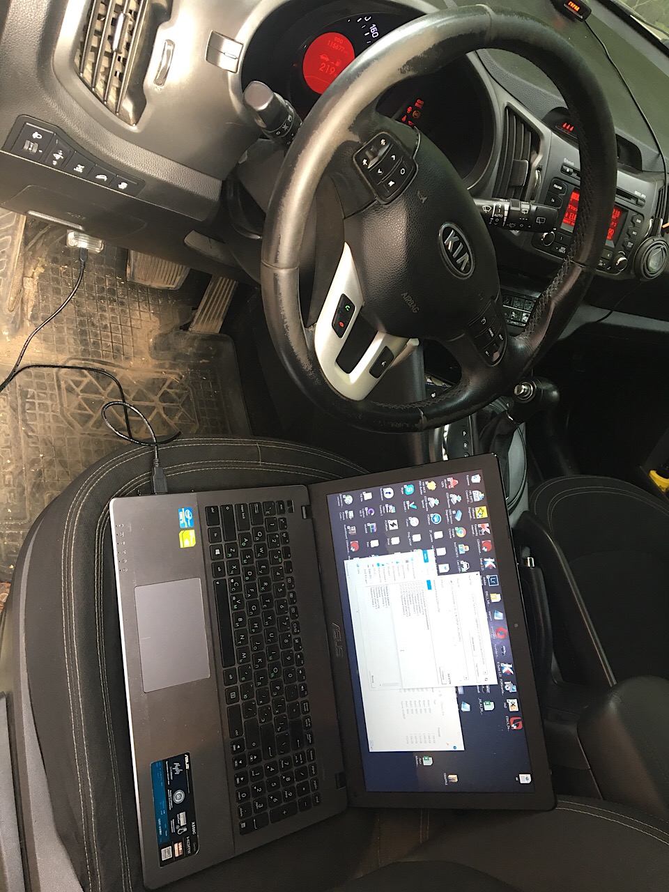 Чип тюнинг Kia Sportage 2.0AT